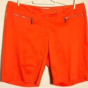 M Michael Kors Flat Front Zipper Pocket Short